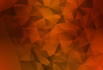 Light Red vector pattern with polygonal style.