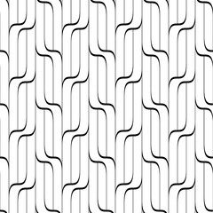 Vector geometric seamless pattern. Modern geometric background. Striped grid.