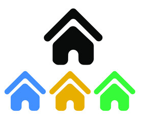 home icon set