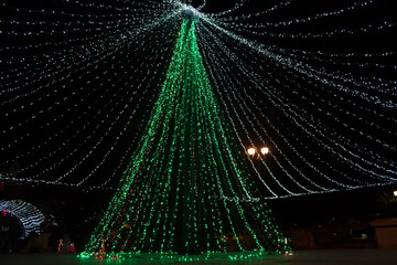 Árbol de navidad luces