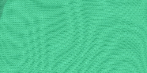Turquoise fabric. Close-up. Background texture