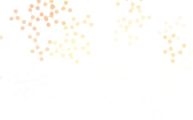 Light Orange vector texture with artificial intelligence concept.