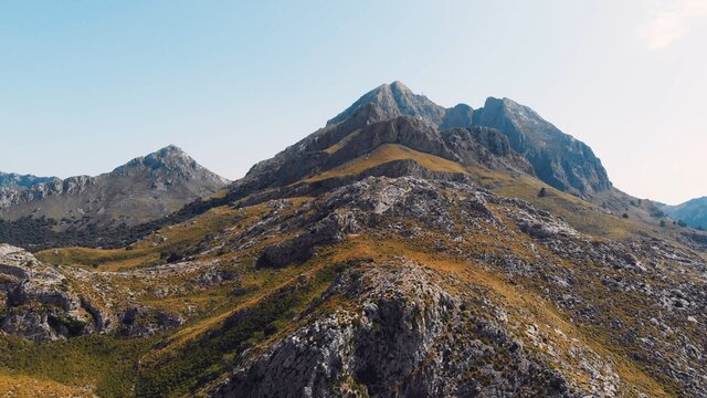 mountain peaks of Mallorca, Serra De Tramuntana, World Heritage Site by UNESCO. High quality photo
