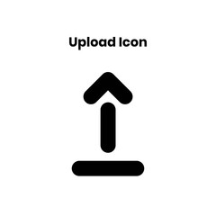 upload glyph Icon. arrows vector illustration on white background