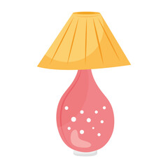 lamp house hygge style icon vector illustration design