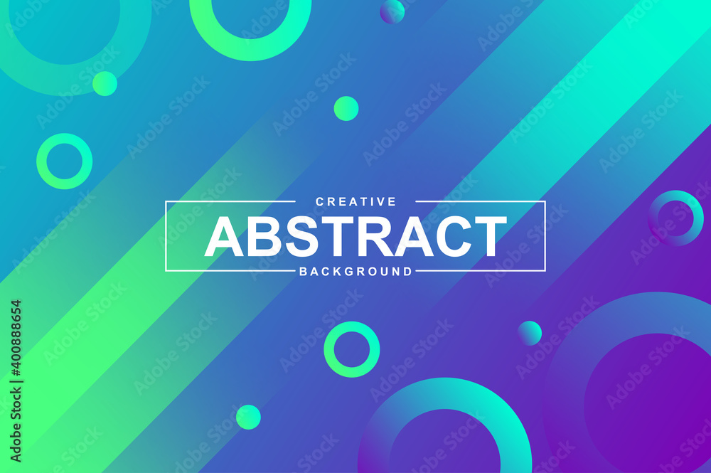Fototapete abstract design with dynamic liquid shapes. colorful fluid style background for landing page, web ba