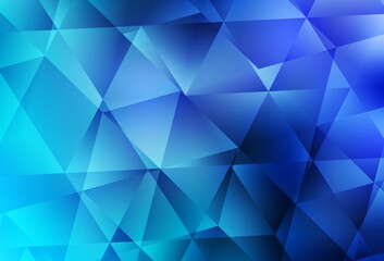 Obraz premium Light BLUE vector abstract mosaic pattern.