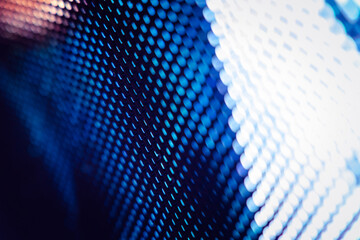 CloseUp LED blurred screen. LED soft focus background. abstract background ideal for design.