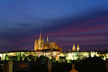 Naklejka premium St. Vitus Cathedral at Prague Castle