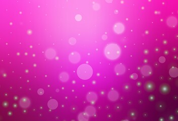 Light Pink vector backdrop in holiday style.