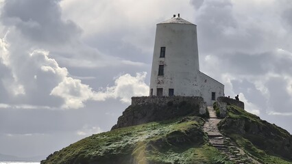 lighthouse on the hill