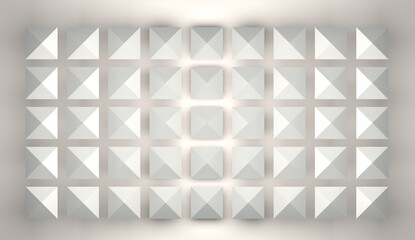 Pearl White 3d Wallpaper Pattern Background Pyramid 3d Illustration 3d lattice abstract geometric background
