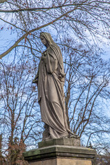 statue of Sankt naturnina in Bad Driburg