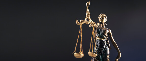 The Statue of Justice symbol