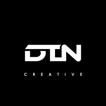 DTN Letter Initial Logo Design Template Vector Illustration