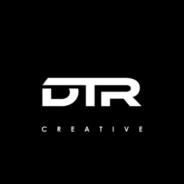 DTR Letter Initial Logo Design Template Vector Illustration