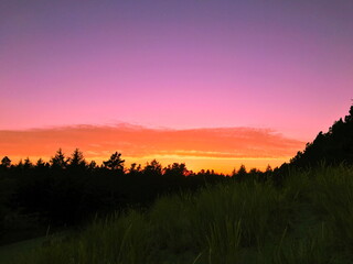 Obraz premium Valley Sunset