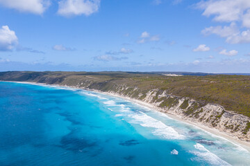 view of the coast of Esperance. 