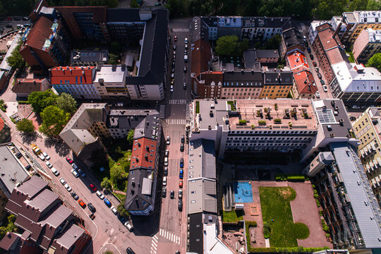 Oslo, Norway - Neighborhood, Gr&uuml;nerl&oslash;kka and surrounding area -  Aerial/Drone Views
