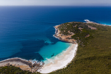 Fototapeta na wymiar Empty beach in Cape Arid National Park. 