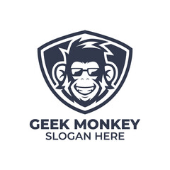 Geek Monkey Logo Templates