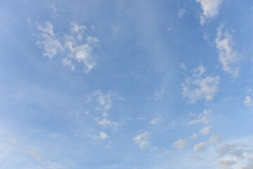 Blue sky white clouds for background