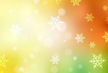 Light Red, Yellow vector layout in New Year style.