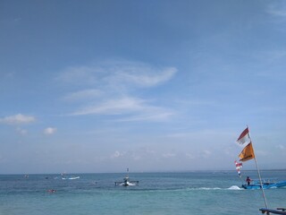 Fototapeta premium beach views in Pangandaran