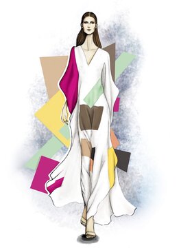 Geometric dress