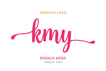 KMY lettering logo is simple, easy to understand and authoritative