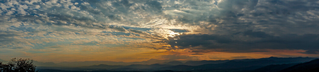 ATARDECER,TARDE,PUESTA DE SOL ,PANORAMICA,