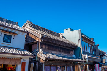 Fototapeta premium 川越・蔵造りの町並み