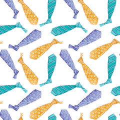  Tie seamless Pattern