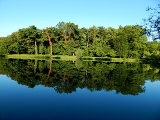 Fototapeta premium Lake in the Maksimir - Zagreb