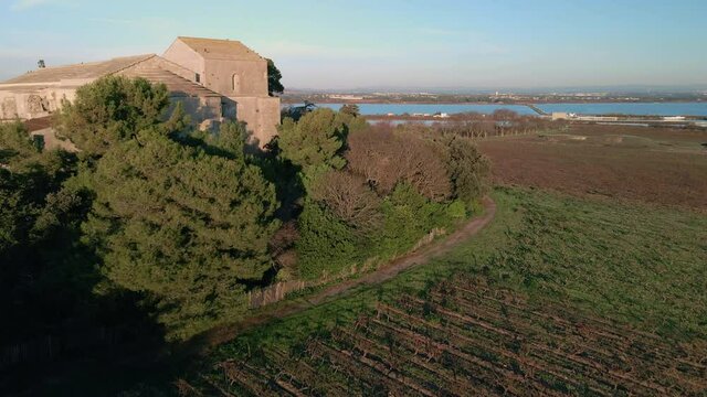 Some shots Cathedral of Maguelone (12th century). We can also contemplate vineyards and typical ponds of this zone of France.