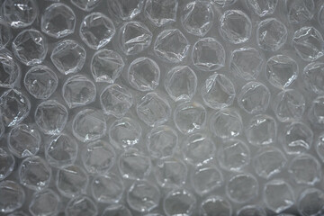 Detail of protective bubble wrap.