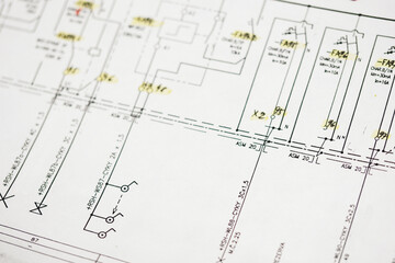 Wiring diagram on paper in detail.