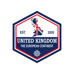 England Map Vector , Europe Logo