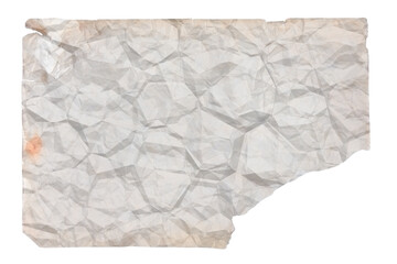 old crumpled paper