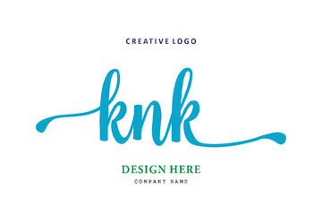 KNK lettering logo is simple, easy to understand and authoritative
