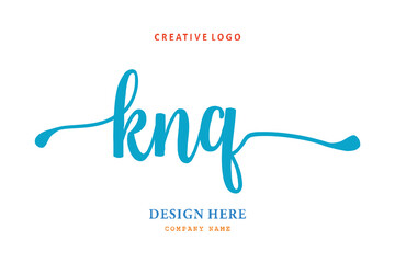 KNQ lettering logo is simple, easy to understand and authoritative