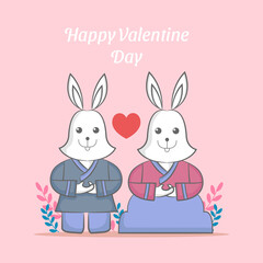 Valentine's day vector design concept