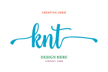 KNT lettering logo is simple, easy to understand and authoritative