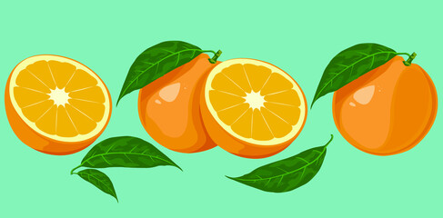 orange and lime slices