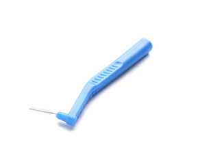 Fototapeta premium Toothbrush for dental braces on white background