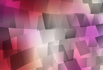 Light Red, Yellow vector background with rectangles.