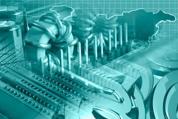 Electronic device, mail signs and map