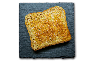 a delicious fresh bread with herb cream for the breakfast