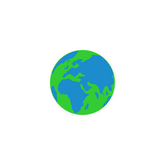 globe icon vector symbol of go to web