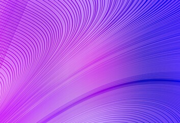 Light Purple vector backdrop with curved lines.